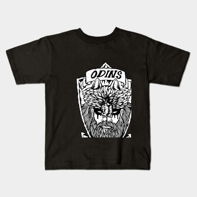 Odin's Army Emblem Kids T-Shirt by bangart